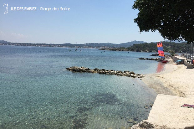 Ile des Embiez - Plage des Salins plages et criques de l'île des embiez