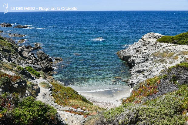 Ile des Embiez - Plage de la Croisette plages et criques de l'île des embiez