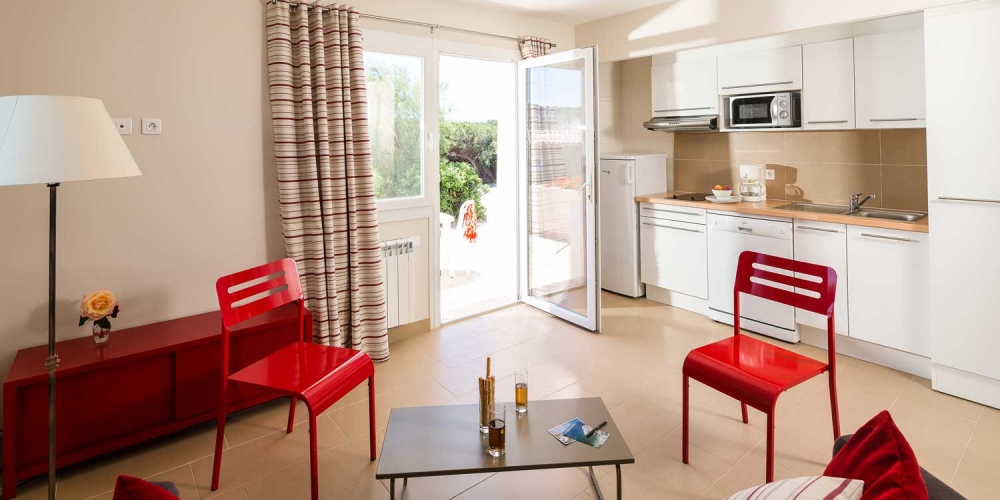 Appartement en location saisonnière sur l'île des Embiez dans le Var